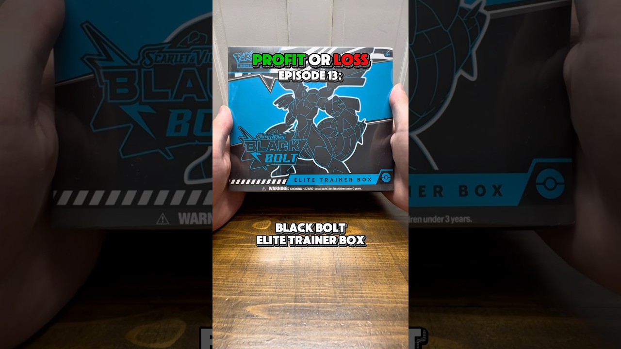 Opening a Black Bolt Elite Trainer Box! - Profit or Loss Episode 13