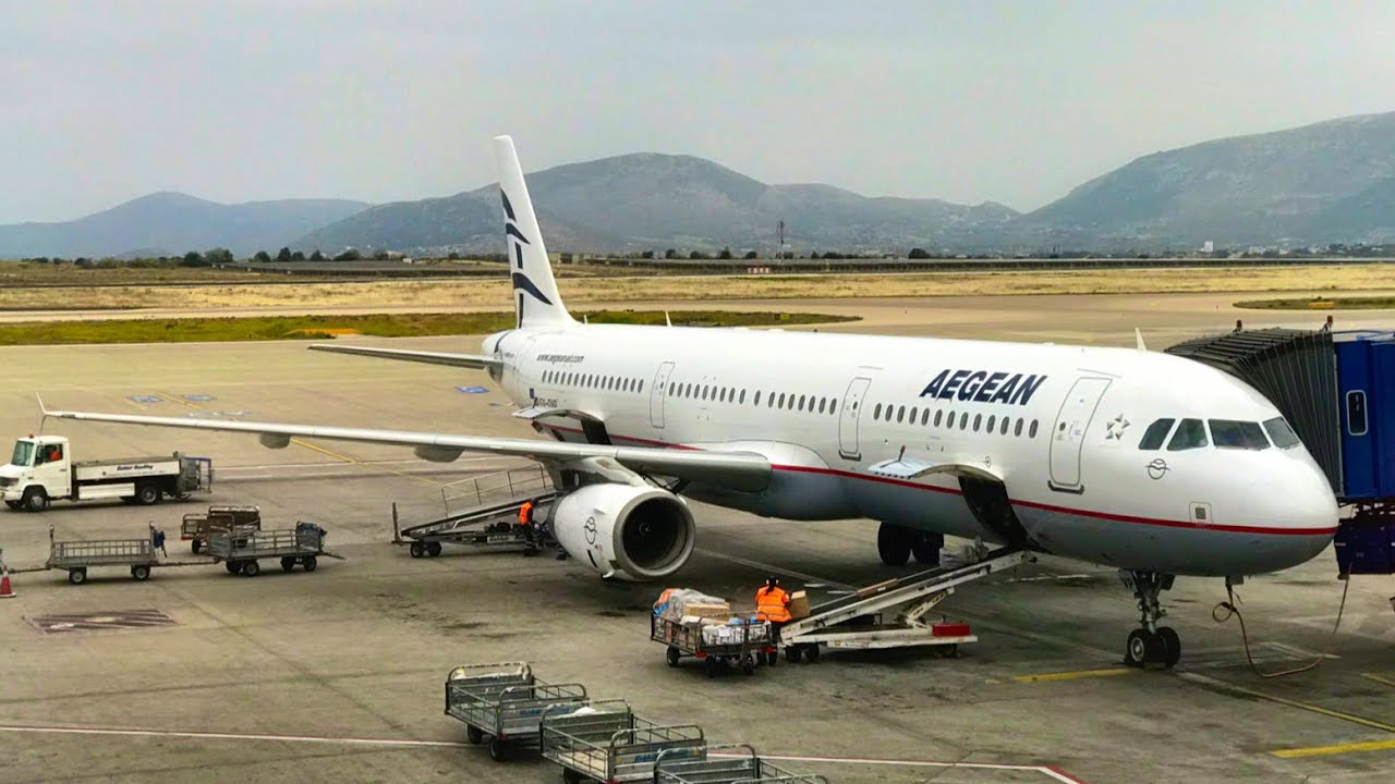 AEGEAN AIRLINES: Greece’s wonderful airline, Business Class: Airbus A321, London to Athens