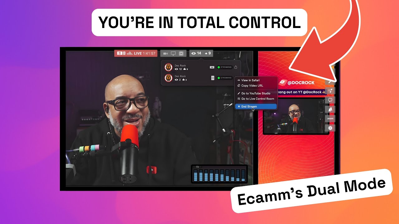 How to Find & Manage Your Vertical Stream in Ecamm (Demo Mode Beta Tutorial)