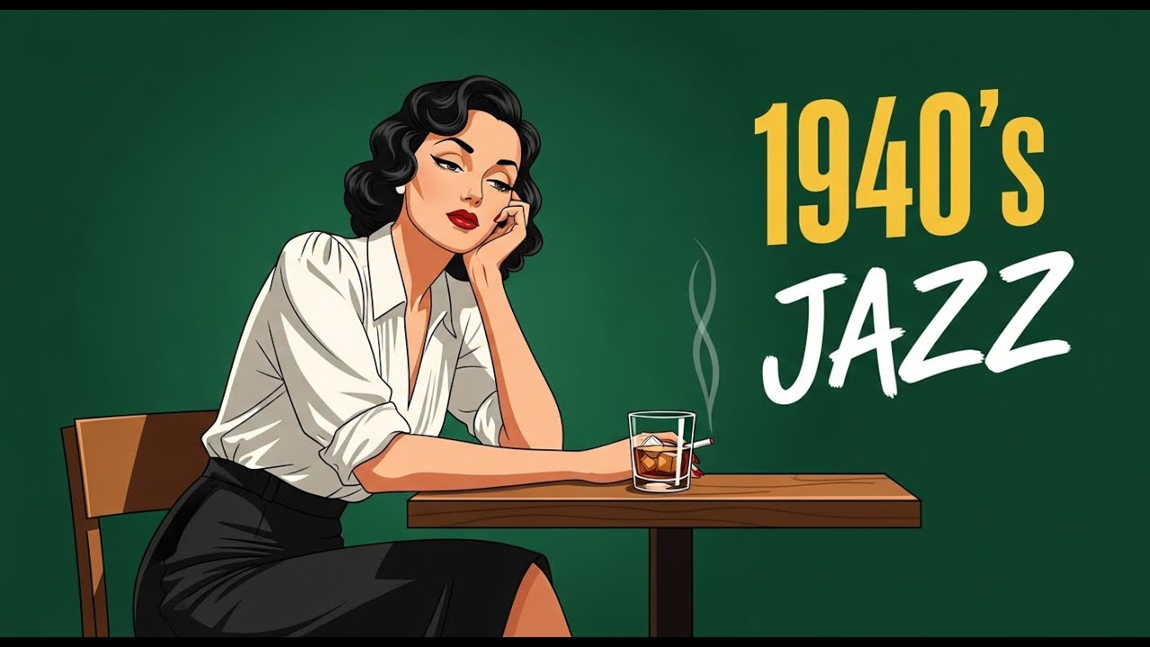 1940’s Jazz Bar Ambience – Timeless Vintage Jazz Classics | Old School Lounge Music