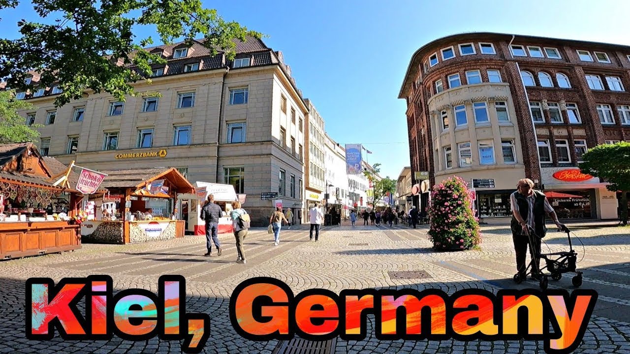 Walking in Kiel| Germany 🇩🇪 | part 1 | colorline cruise 🚢