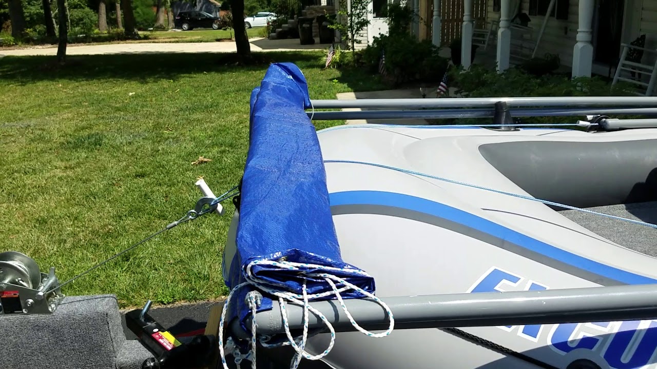 Intex Excursion 5 mod - DIY Bimini / Canopy Top