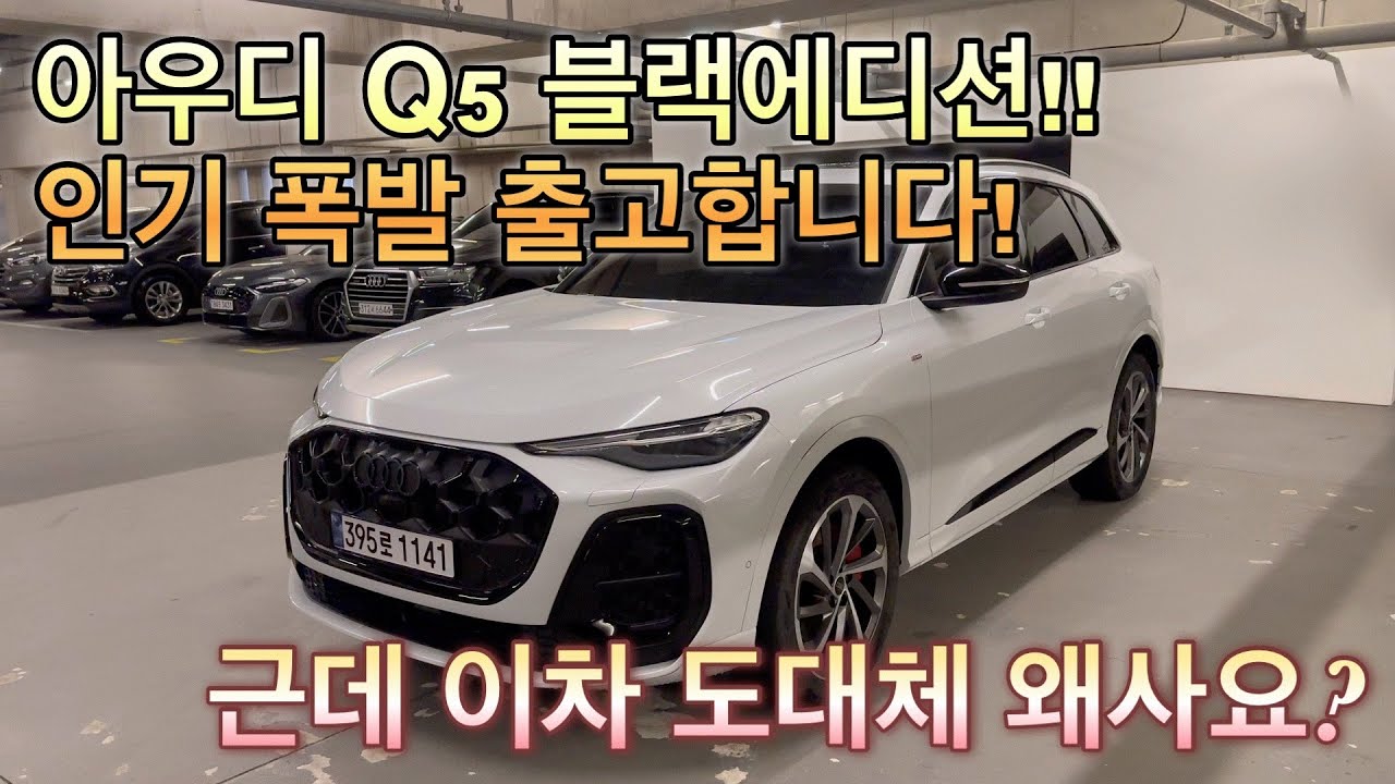 아우디 Q5 '블랙 에디션' 실물 포스 미쳤네요.. 🖤 (40 TDI S-line 출고 전 완벽 검수!) #제주아우디 #아우디Q5 #Q5 #Q5블랙에디션