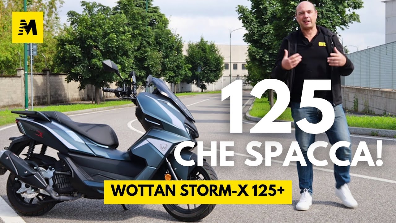 Novità scooter 125: Wottan Storm X 125+, dotazioni al top e buon prezzo