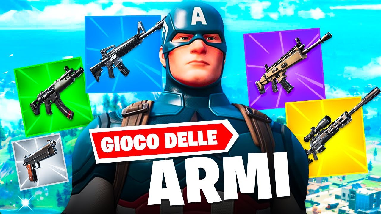 🔥 IL GIOCO DELLE ARMI su FORTNITE w/ FIUS GAMER! FORTNITE CHALLENGE