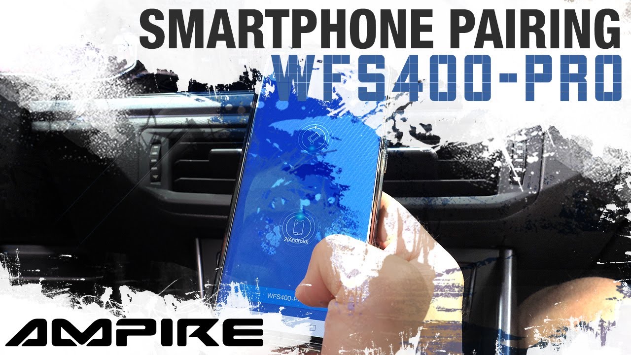 How to pair a smartphone with the AMPIRE CAN-Bus immobilizer WFS400-PRO