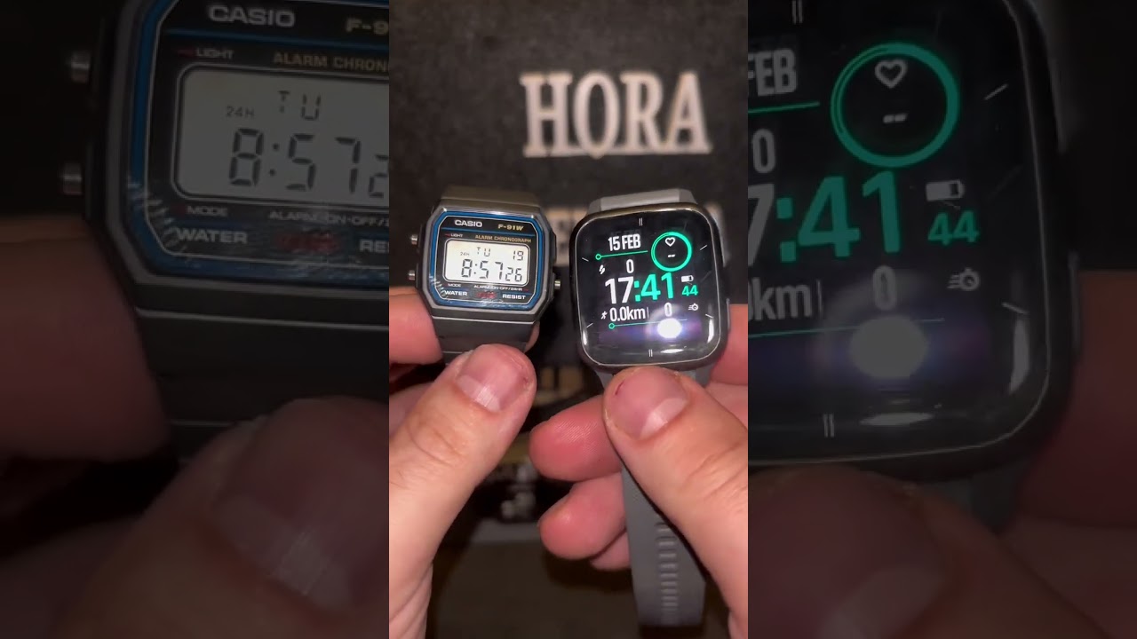 Casiof91 vs smarwatchgarminsq2#casiovintage #garminrunning #casioindonesia #garminsmartwatch 
