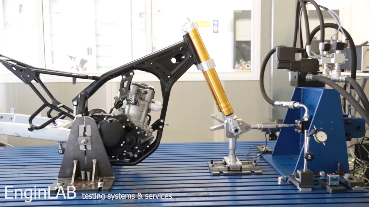 Fantic Motor Caballero 500 front frame fatigue test