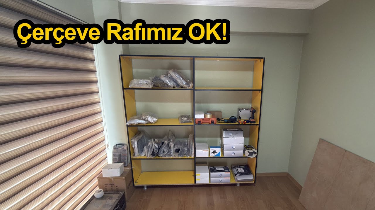 Çerçeve Rafımızı Montajladım