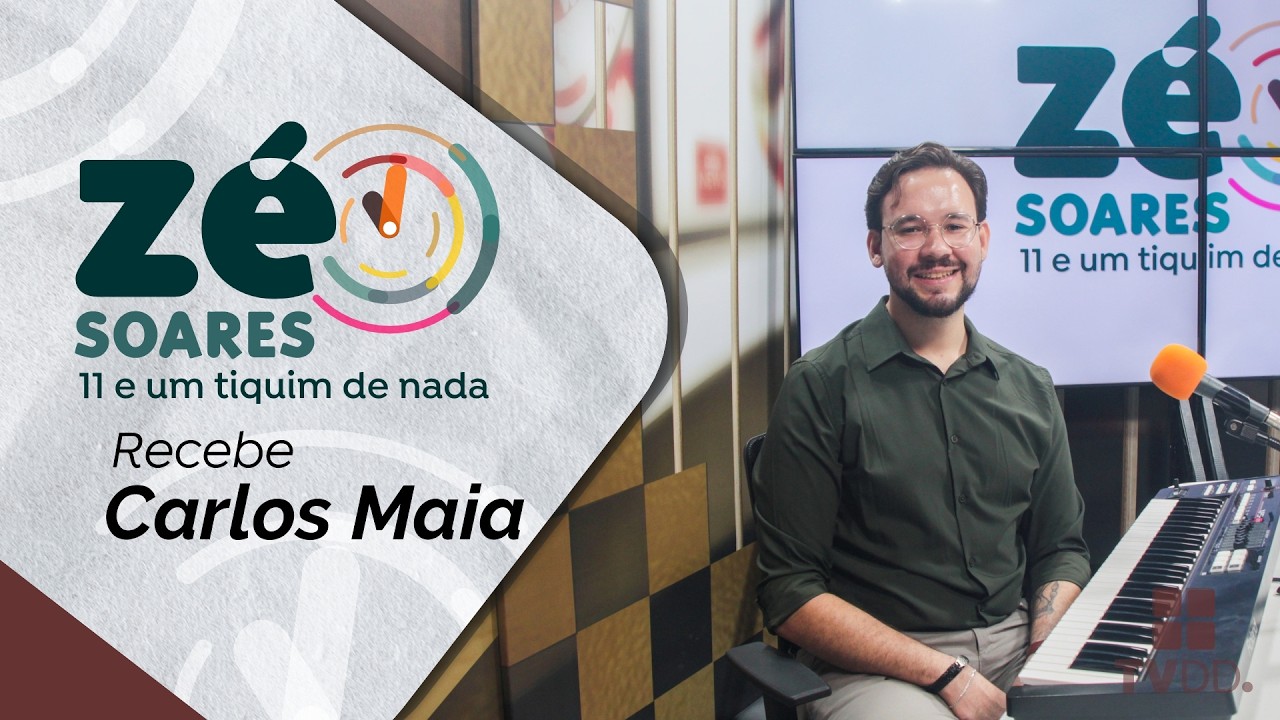 Zé Soares recebe Carlos Maia