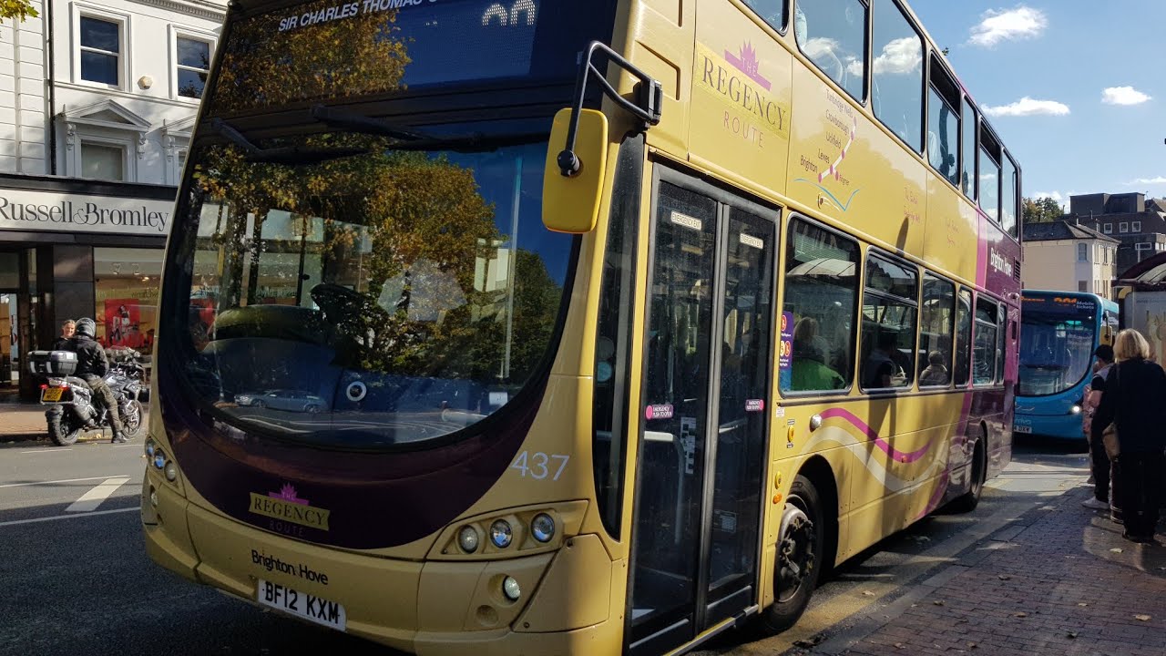 OVERREVVING TOPODYN GALORE!! | Brighton & Hove: Volvo B9TL/Wright Gemini II - 437 BF12 KXM on 29