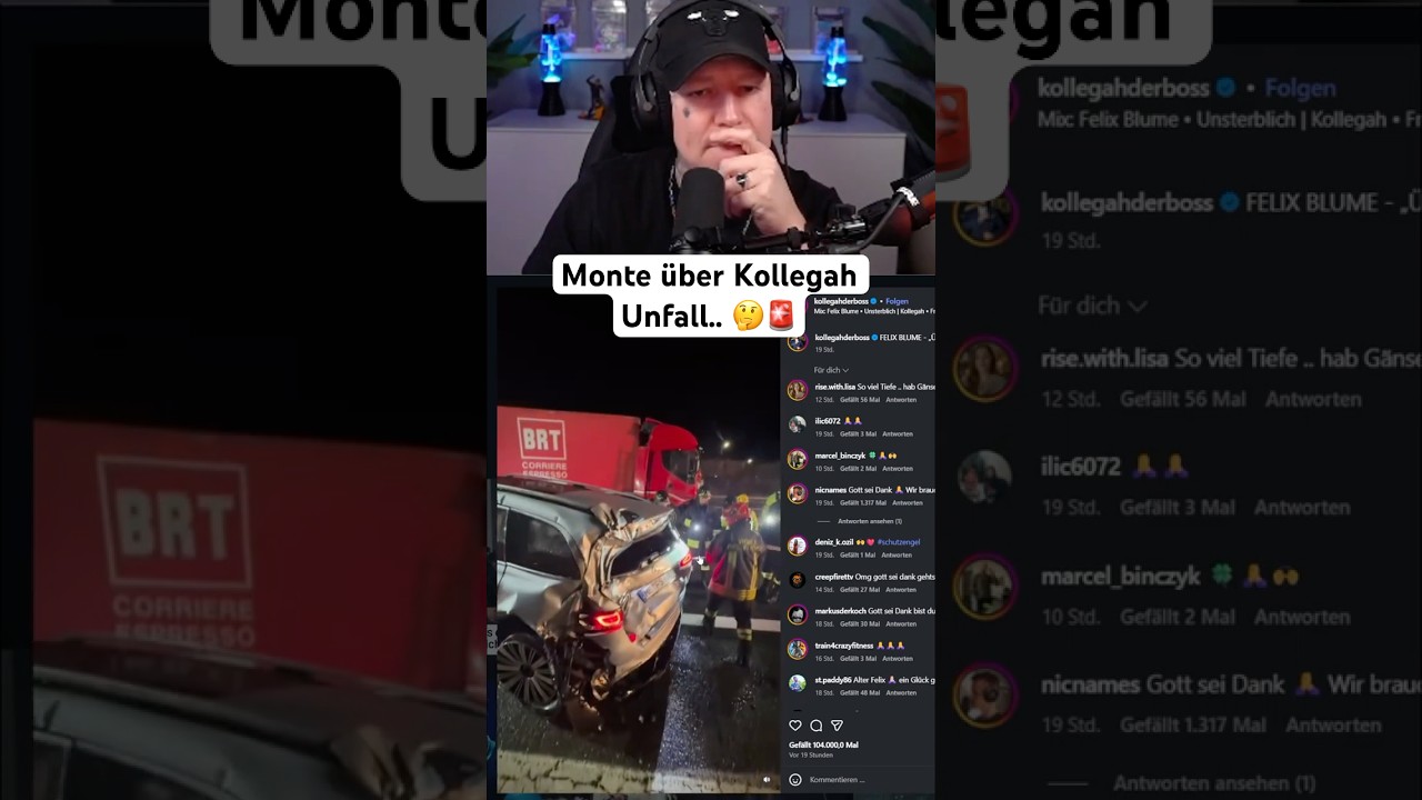 Kollegah hatte einen Unfall.. 😳