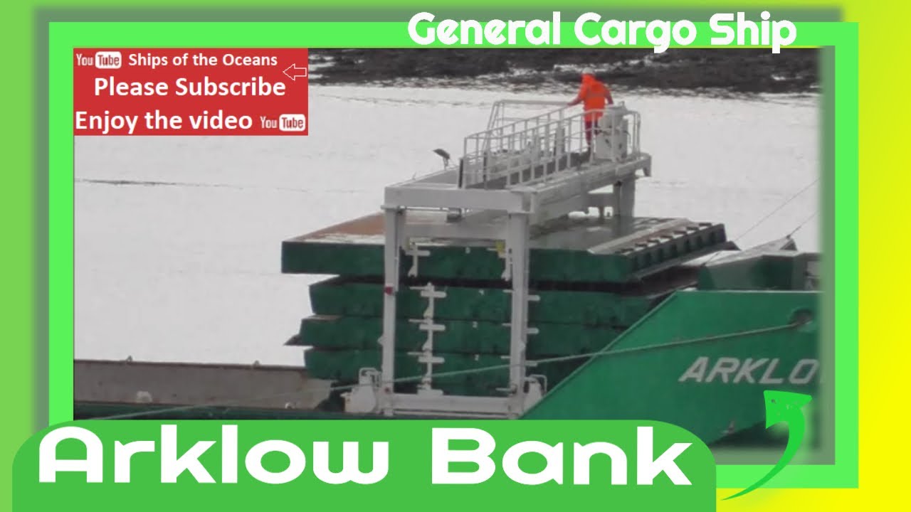 Arklow Bank - General Cargo Ship *MUST WATCH* unloading cargo at the seaport #warrenpoint