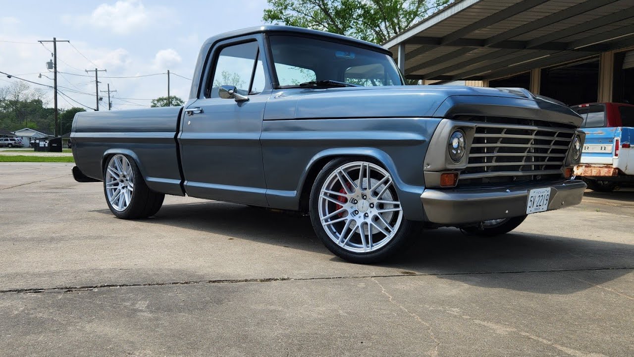 680 wheel horsepower Supercharged Coyote Swapped 67F100 