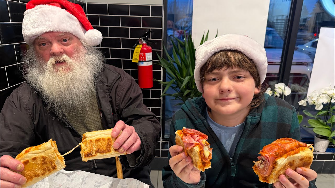 Jimmy John's New Pizza Sandwiches!! Food review by Pops and Jt of restaurant junkies!! 