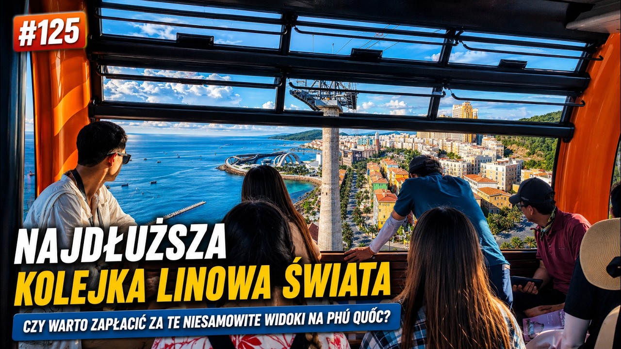 NAJDŁUŻSZA KOLEJKA linowa świata! Tego się nie spodziewaliśmy 😱 Ep.125 4K