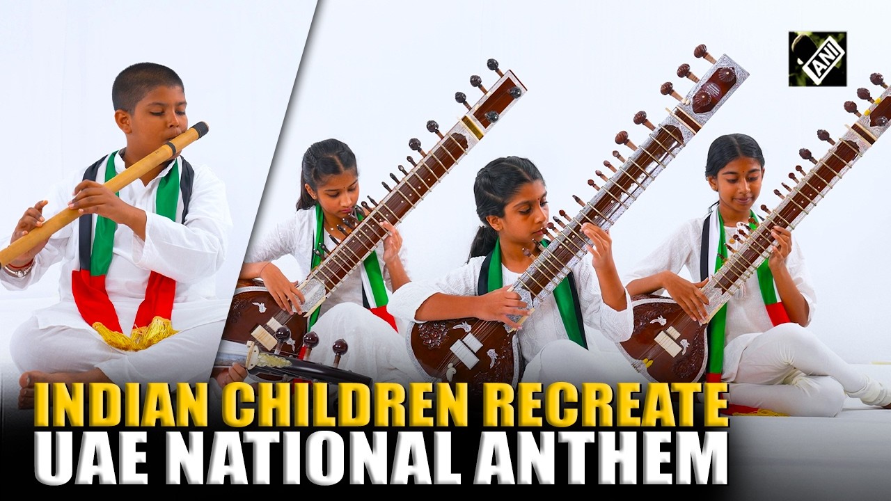 Indian children recreate UAE National Anthem as tribute after US-Iran ceasefire announcement