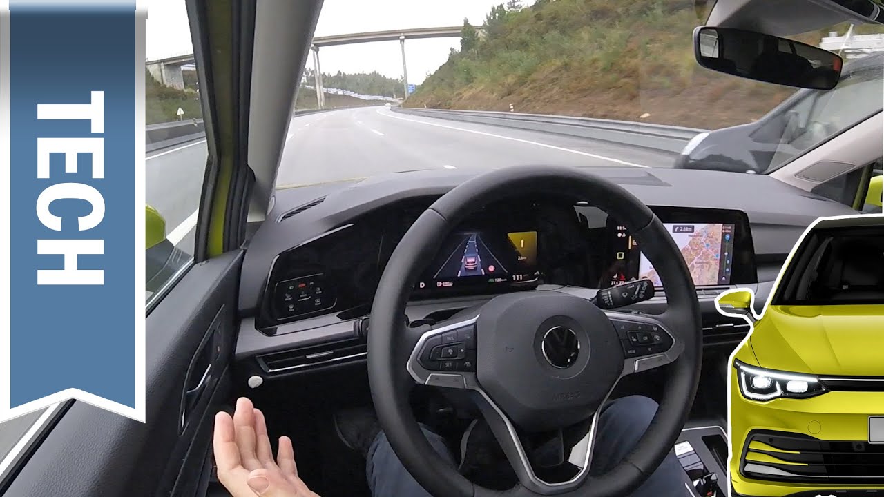 Neuer (& besserer) Travel Assist im Golf 8: Teilautomatisiertes Fahren & Assistenzsysteme im Test