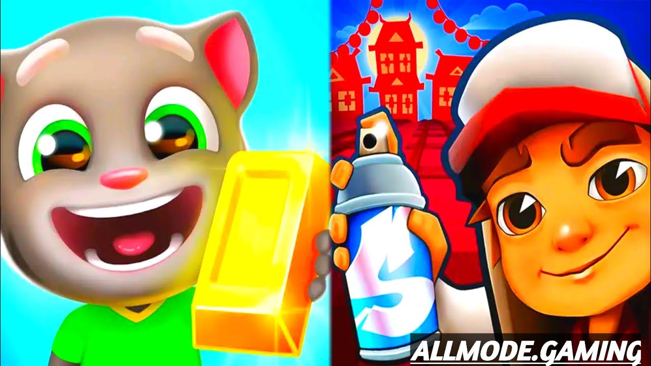 Subway Surfers vs Talking Tom Gold Run 🔥 Ultimate Endless Runner Battle#subwaysurfers #tomgoldrun 