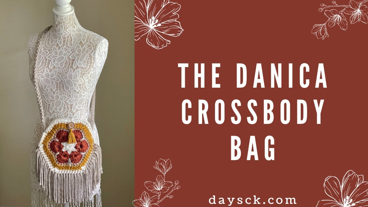 Crochet Boho Bag, Summer Bag, Crossbody bag, Hipster bag