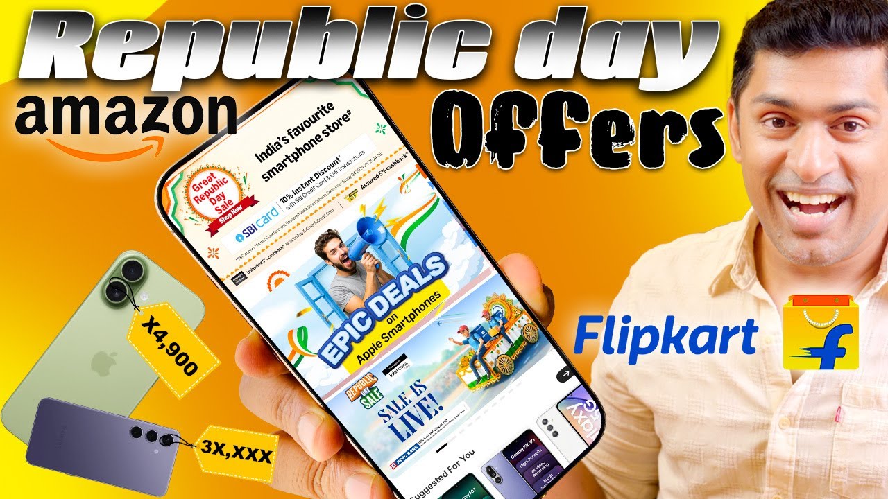ചാകര💥 Flipkart & Amazon Republic Day Offers 🔥iPhone,Samsung ,OnePlus,OPPO,iQOO etc&hellip; Offers Malayalam