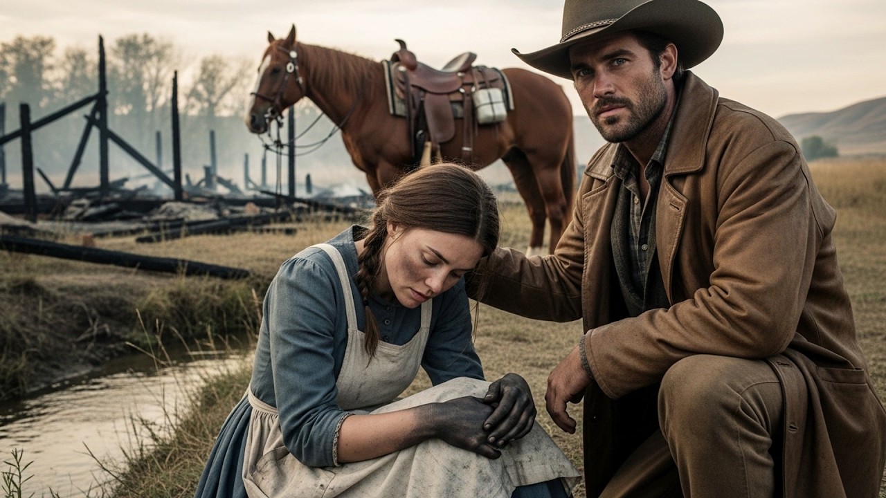 A Woman Was Left Alone After Losing Everything, Cowboy Said 