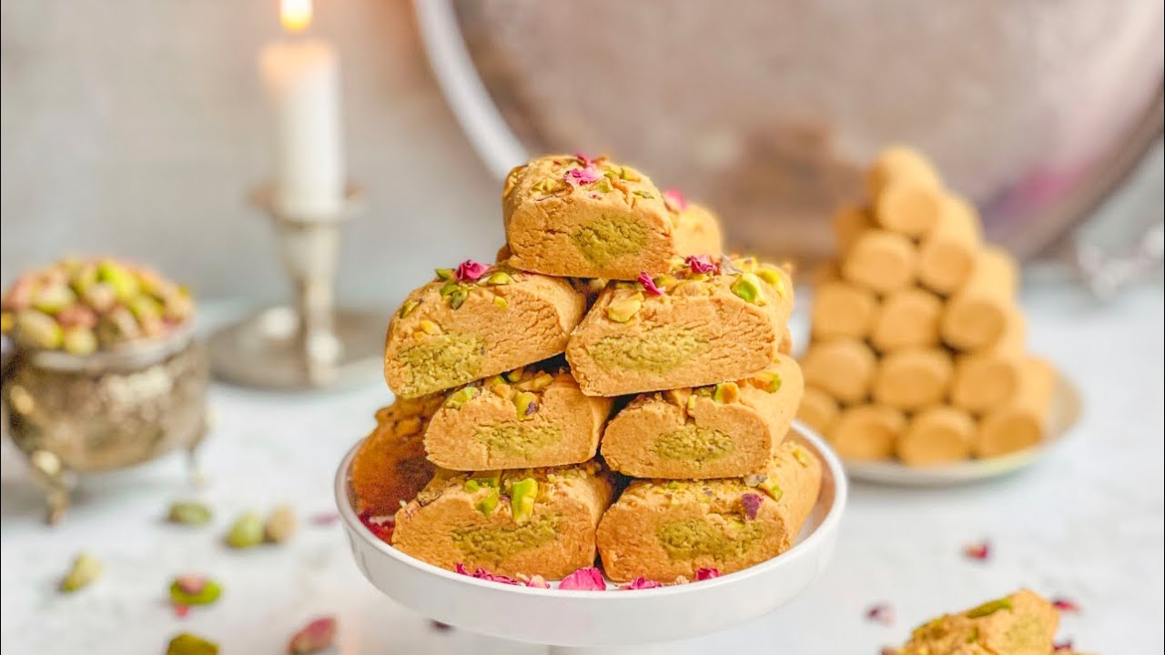 غريبة حمص زمنية و مقروض الحمص بالفستق 🇹🇳