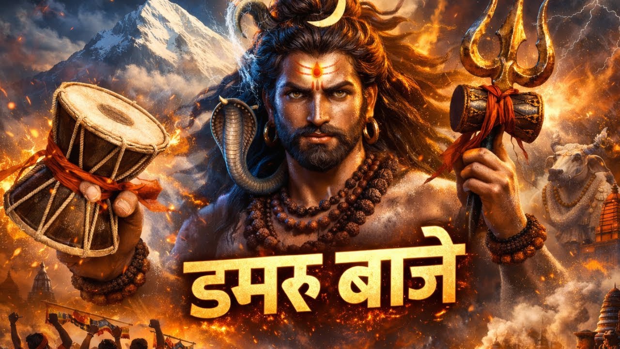 Damru Baje Kailash | Har Har Mahadev | Powerful Shiv Bhajan | Bol Bam Song  