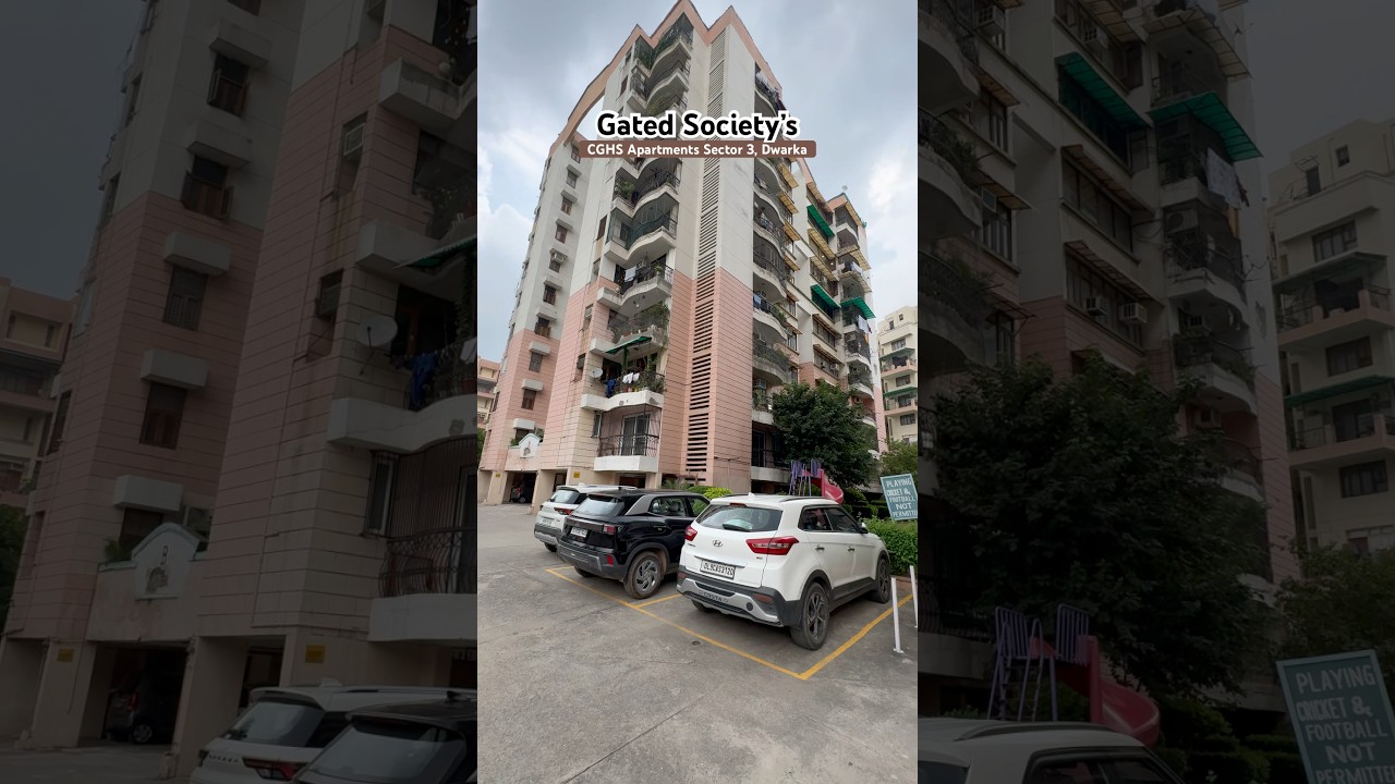 Spacious 3 BHK [ 2,800 sq.ft ] Society ￼Flats For Sale in. Vishrantika Apartment Dwarka Sector 3,