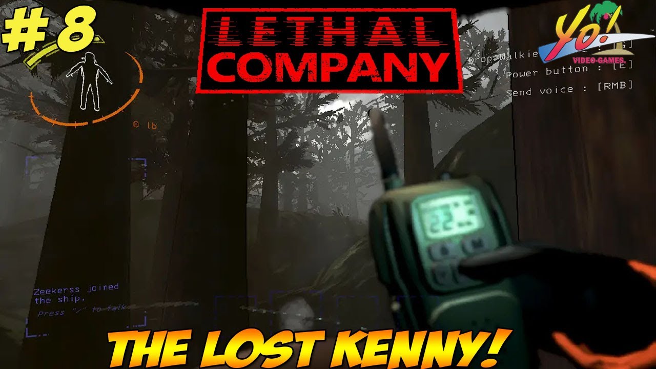 Lethal Company! 4 Players Online! The Lost Kenny Part 8 - YoVideogames