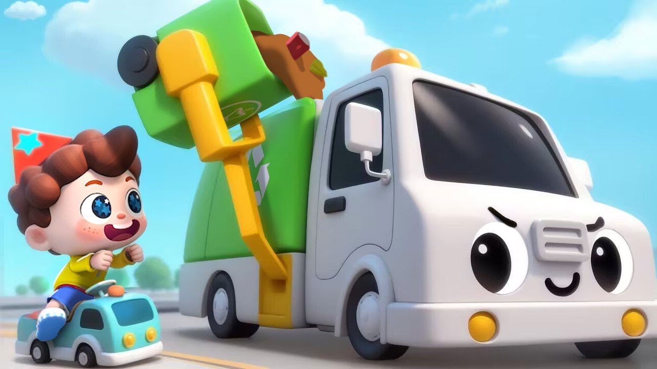 Garbage Truck Song | Trucks and Cars | Kids Songs | Neo's World | BabyBus