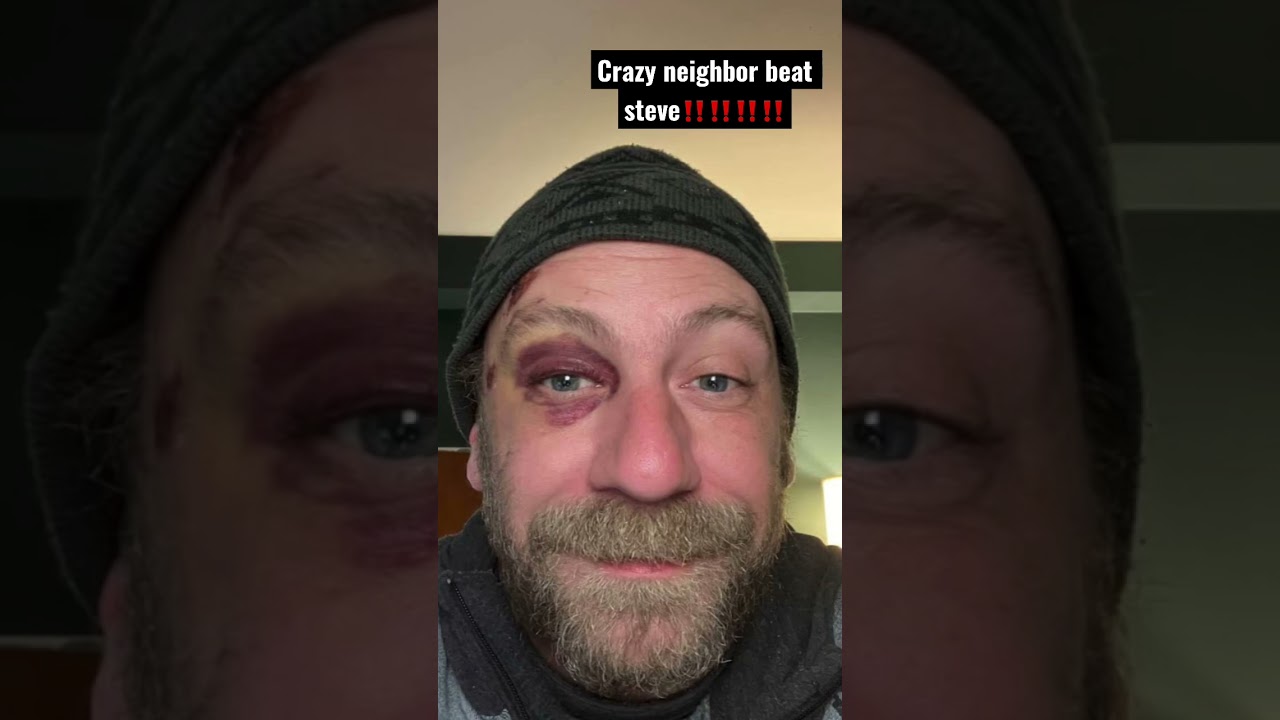 Steve Wallis gets attacked by crazy neighbor‼️‼️👎🏻 #campingwithsteve #stealthvancamping #shorts