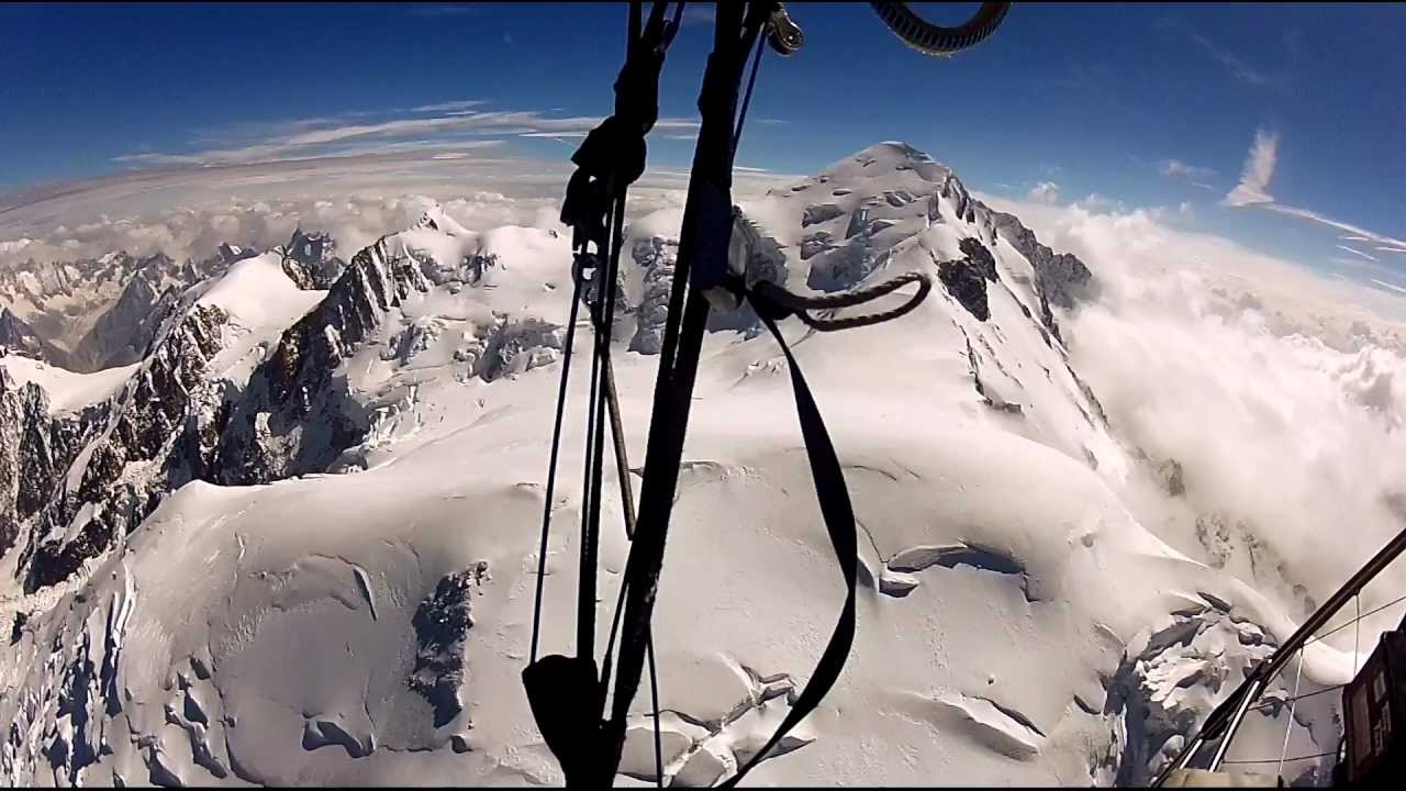 2eme tentative Mont blanc 4655m (paramoteur)