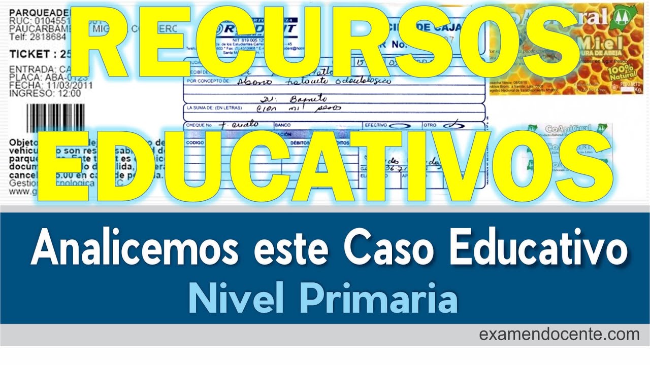 RECURSOS DOCENTES - examen docente