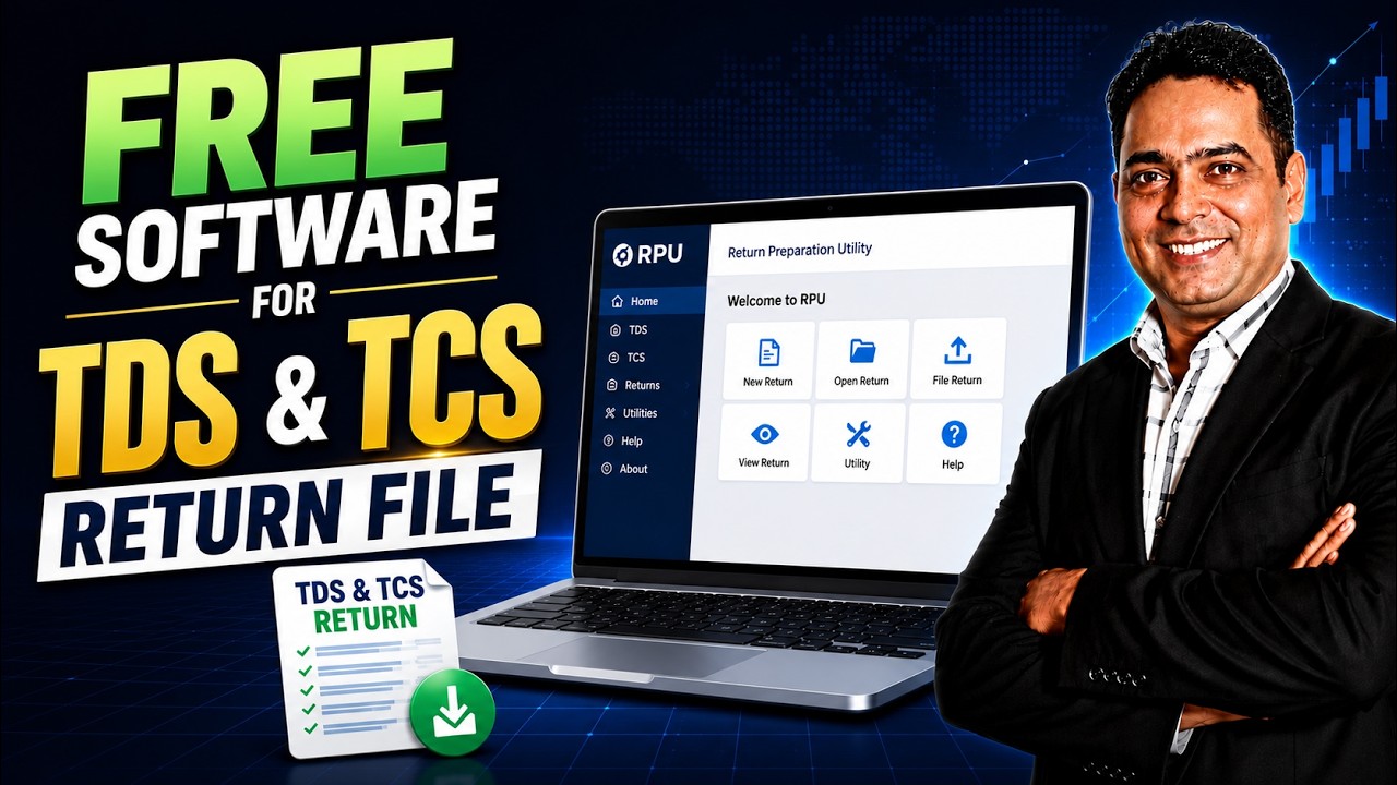 FREE RPU Download & TDS/TCS Return Filing | Complete Practical Tutorial