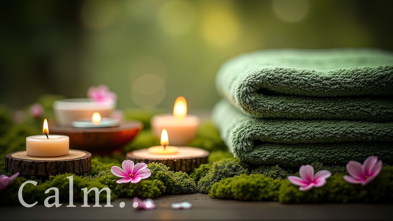 🌿 Relaxing Bamboo Waterfall Sounds | Calming Nature Ambience for Sleep, Meditation & Stress Relief