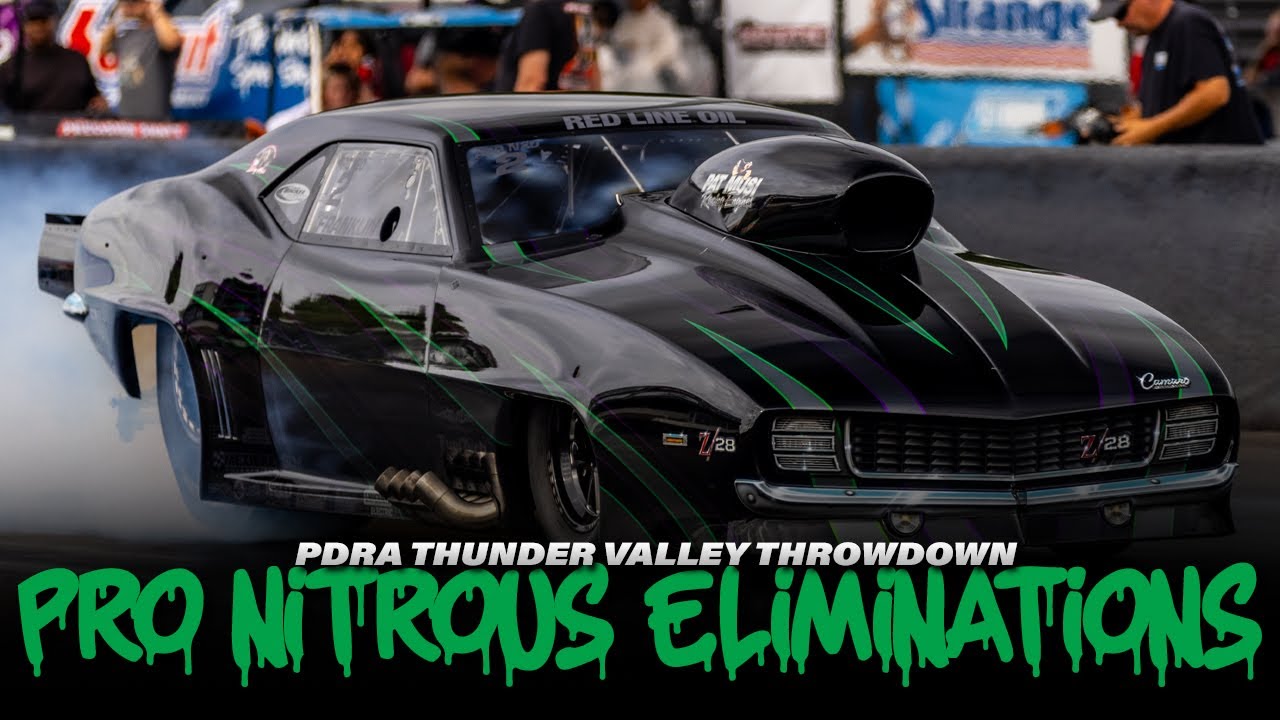 PDRA Thunder Valley Throwdown - Pro Nitrous Eliminations!