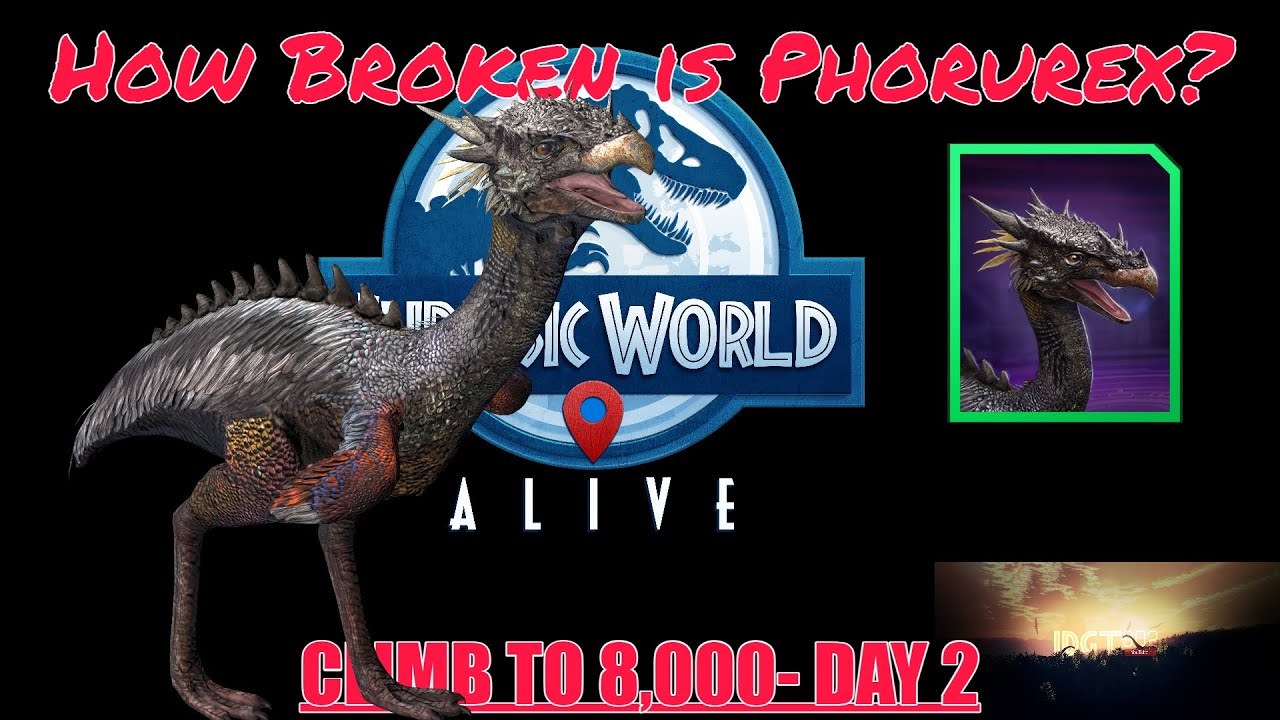 HOW BROKEN IS PHORUREX??!! (Jurassic World Alive 2.12)