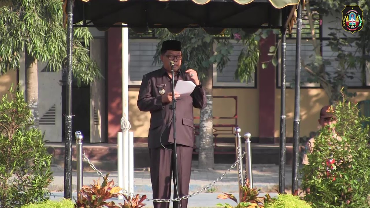 Pengarahan MPLS Siswa Baru di SMKN 1 Blitar oleh Plt. Walikota Blitar Tahun 2019