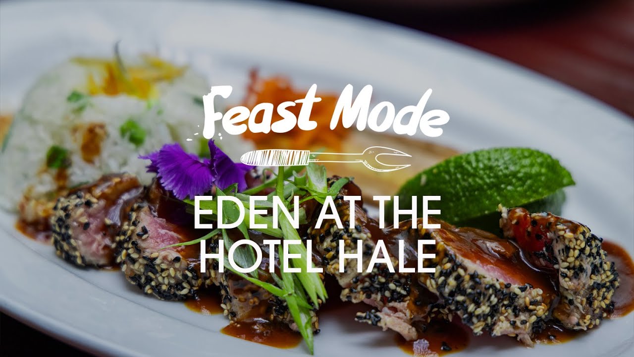 Eden at The Hotel Hale | Sesame Crusted Ahi Tuna & Burrata Bake - FeastMode! Hot Springs