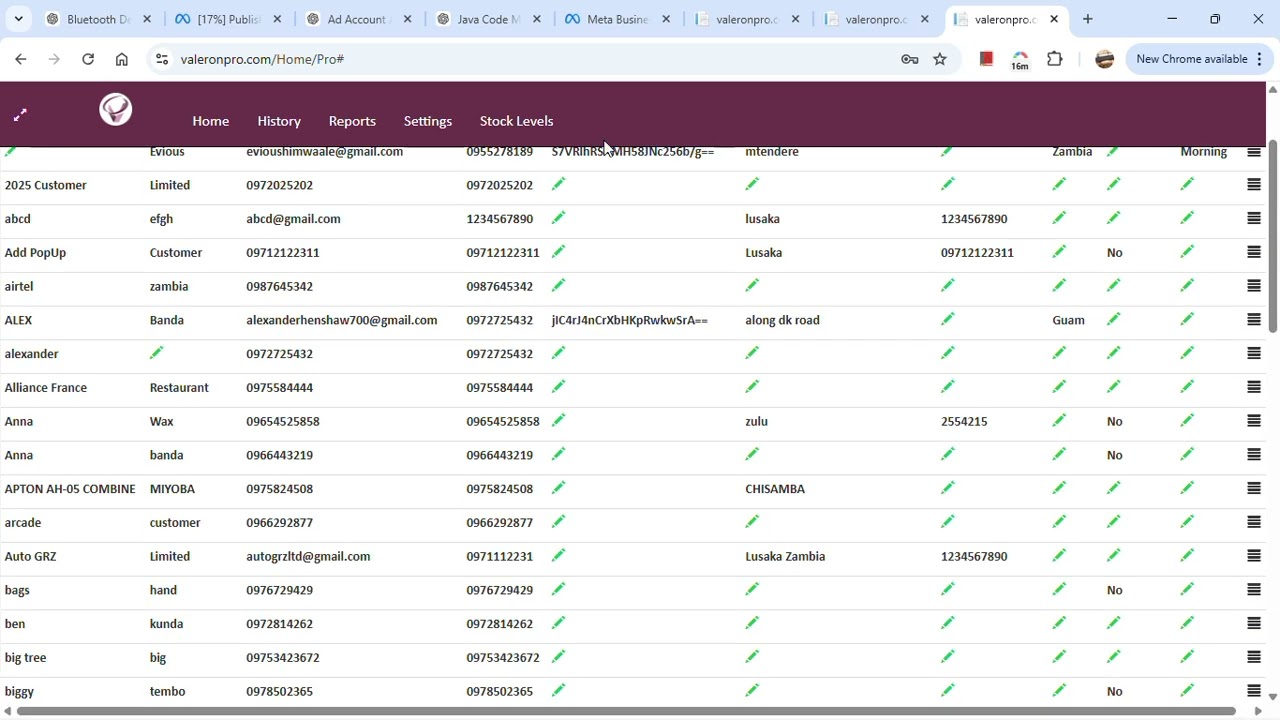 Using the Valeron POS Web App to manage your business