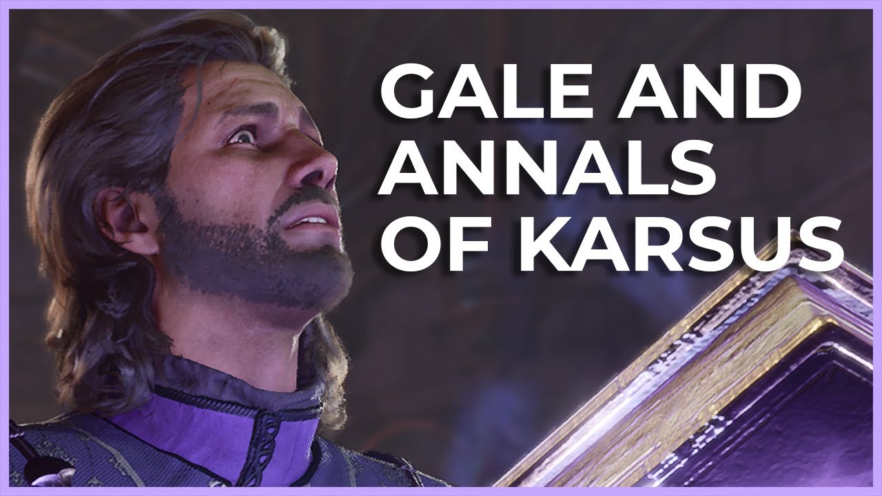 All dialogue with Gale regarding the Annals of Karsus - Act 3 Baldur's Gate 3