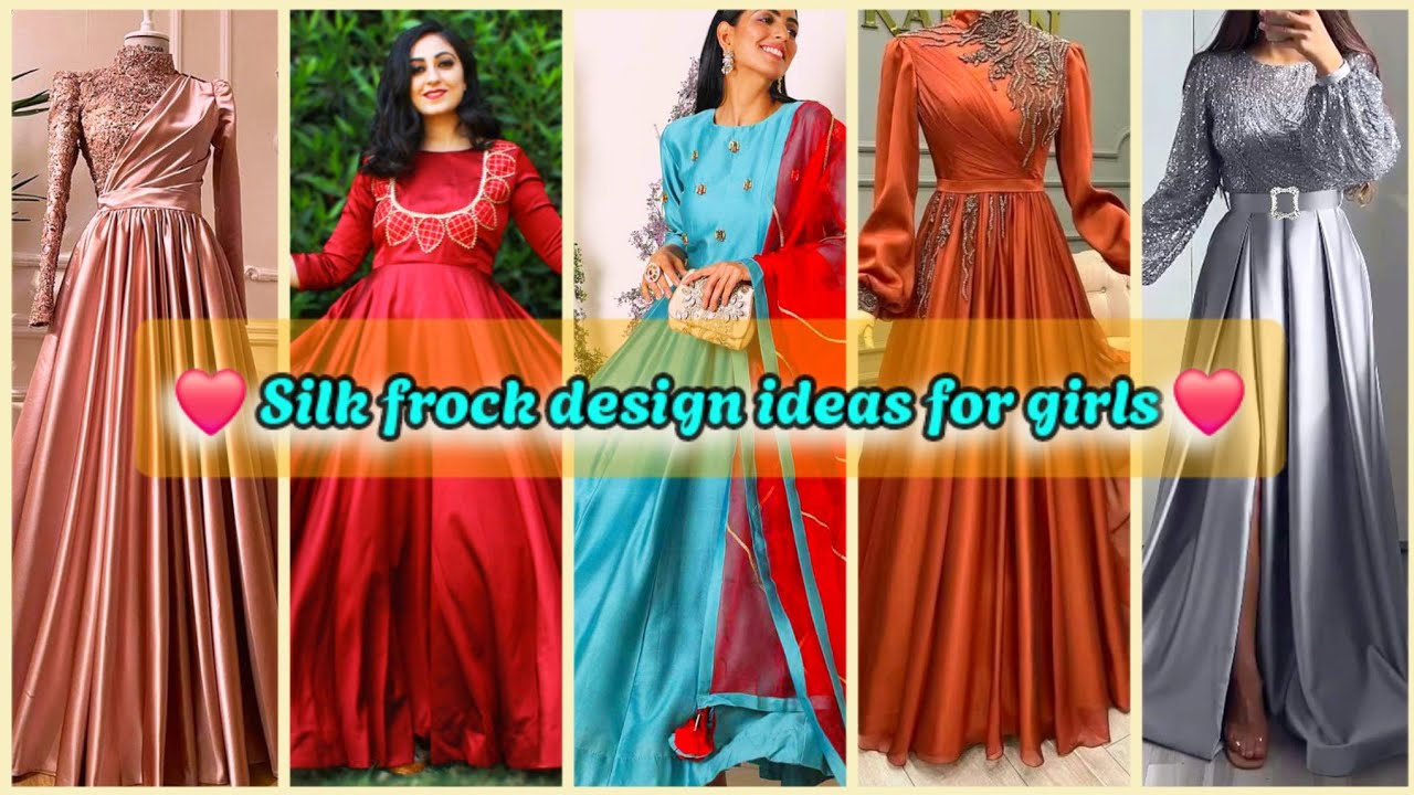 Unique Rao Silk Frock Design for Girls | Raw Silk | Latest Silk Frock #Silk Suit Collection 