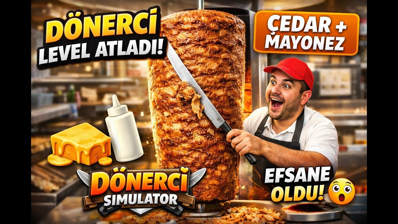 dönercimiz gelişti mayonez ve çedar peyniri ile/wrap house simulator/bölüm 4