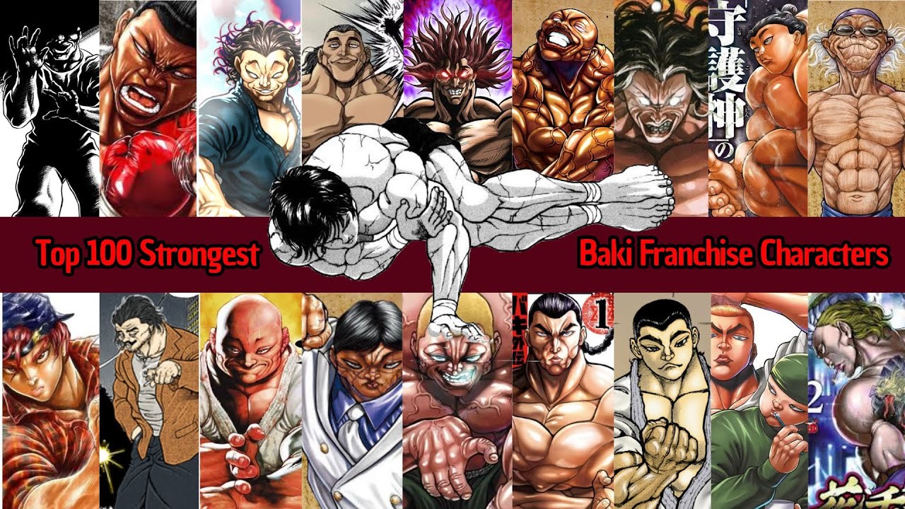 Top 100 Strongest Baki Franchise Characters (2024)
