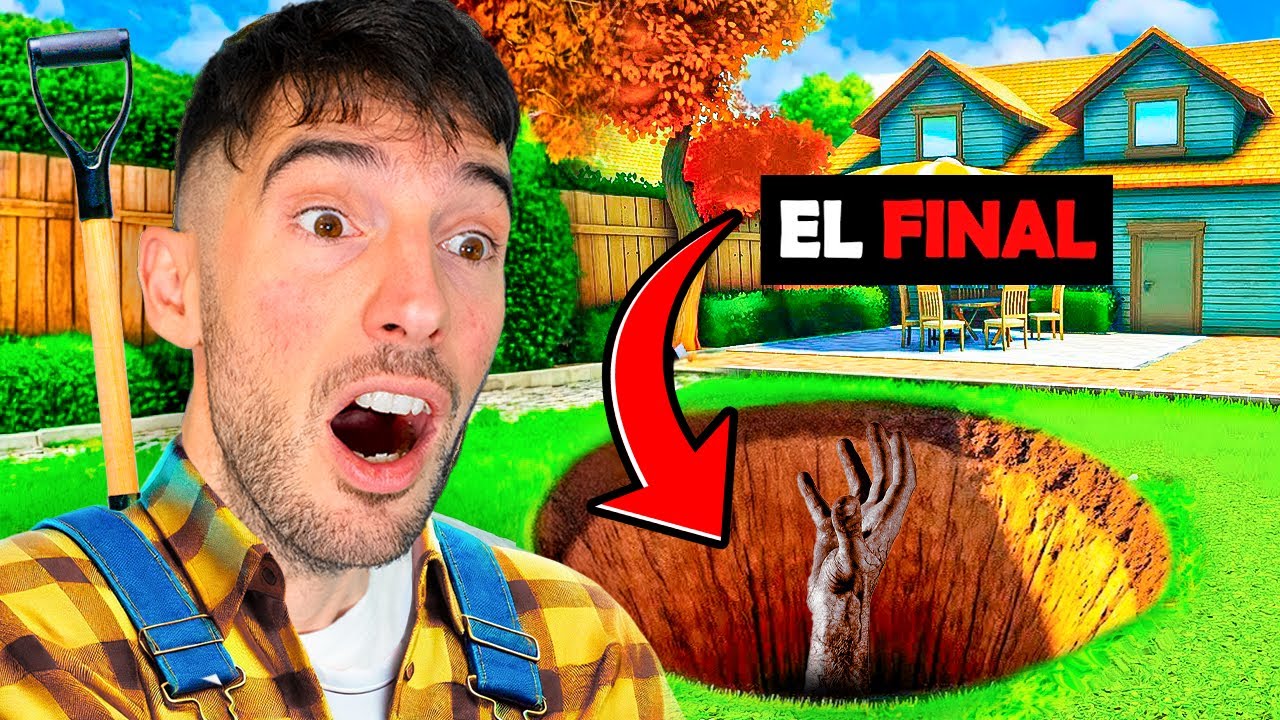 Cavé un AGUJERO GIGANTE en mi JARDÍN !!