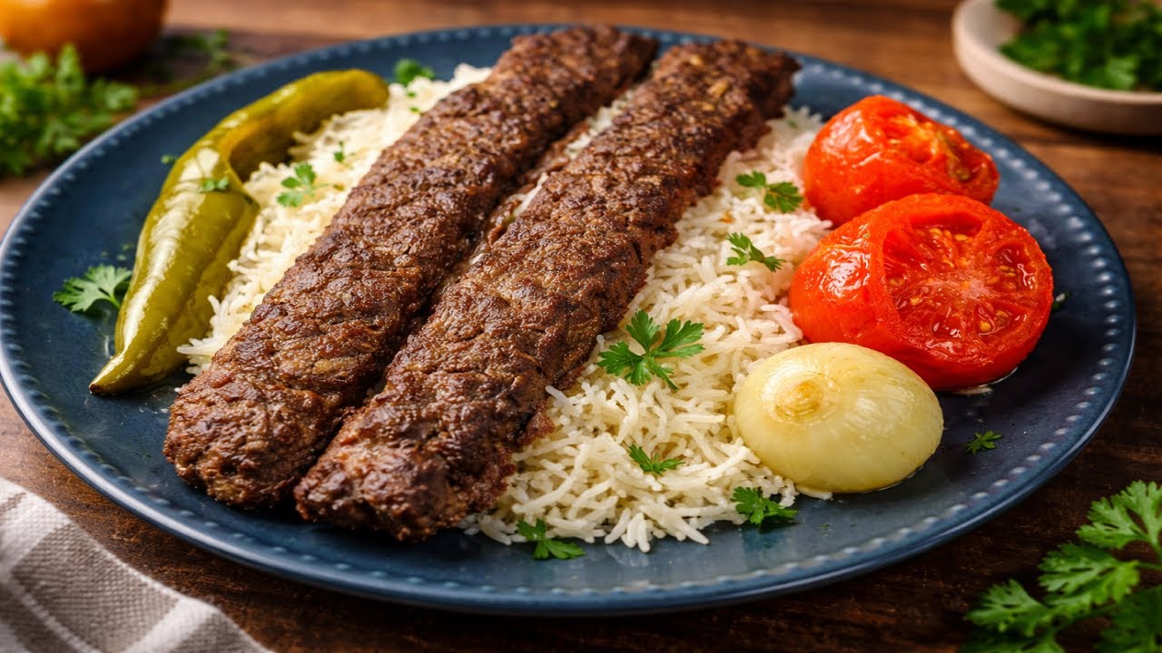 Perfect Persian Kebab 🇮🇷 in the Oven – Juicy & Easy!