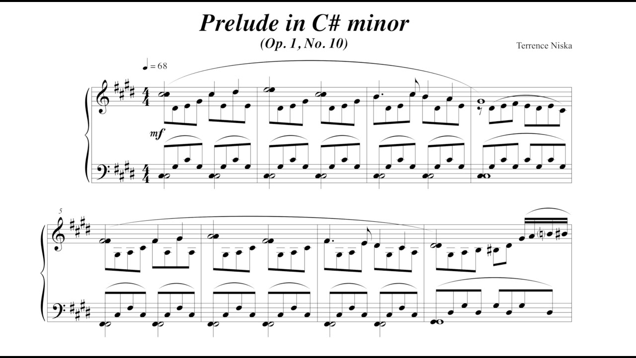 Prelude in C# minor Op. 1, No. 10