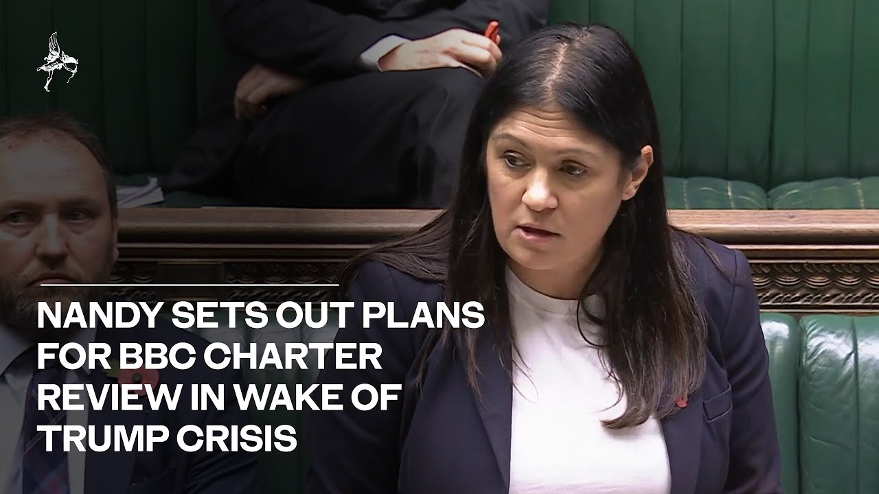 Lisa Nandy sets out plans for BBC charter review in wake of Trump crisis