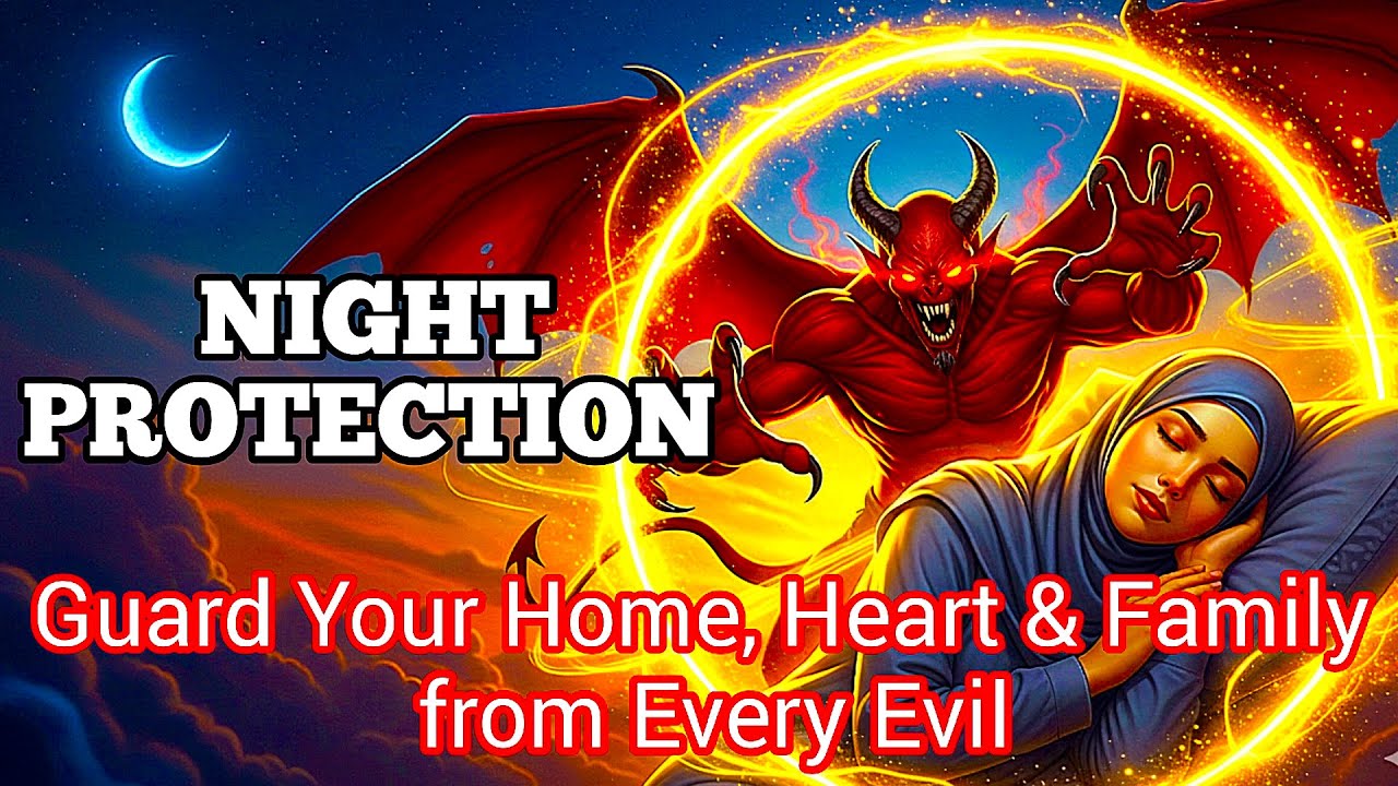 Deep Sleep Ruqyah  | Destroy Night Evil & Create a Safe Home dua before sleeping for protection evil